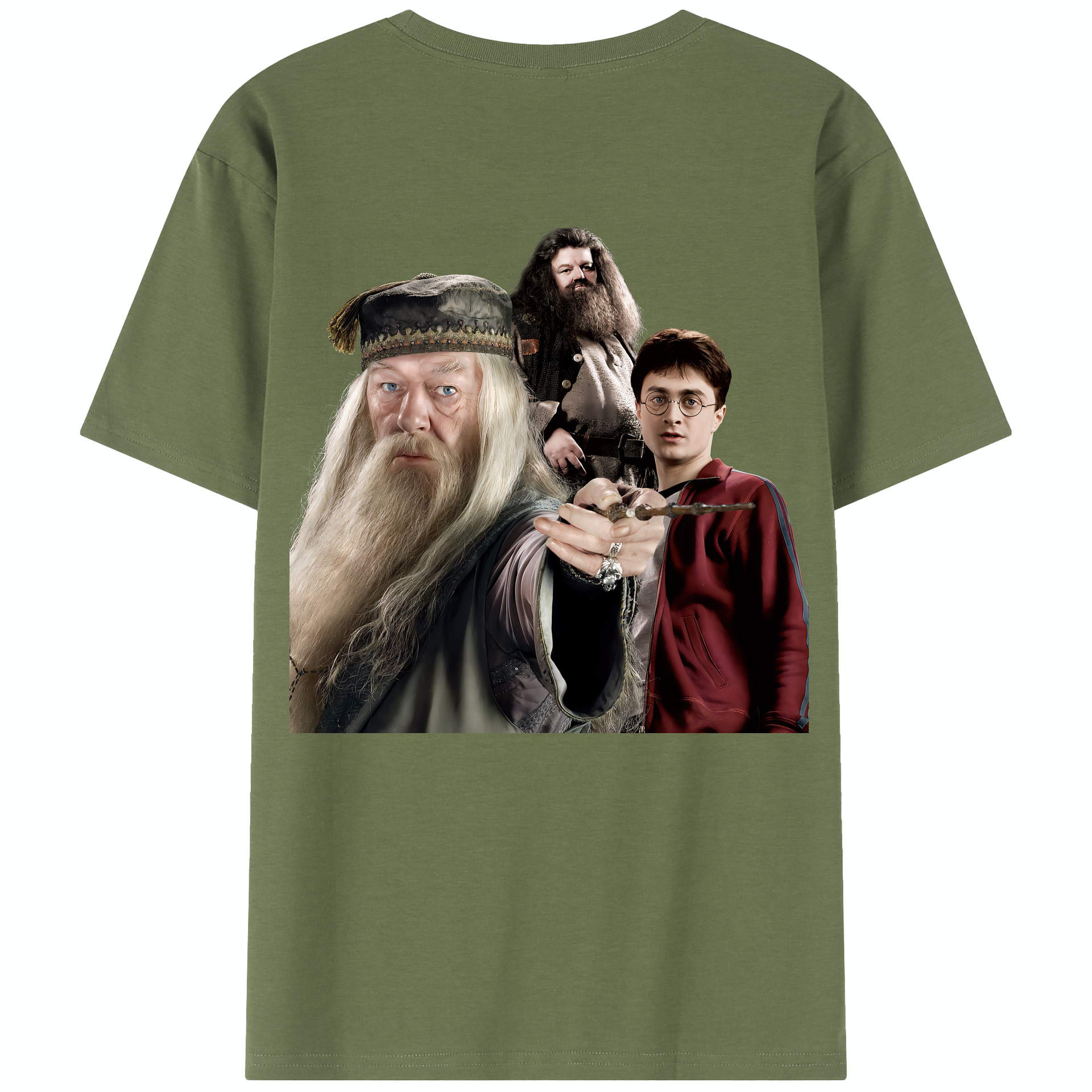 （画像用） Harry Potter ハリー・ポッターシリーズ 綿100％半袖Tシャツ（背面プリント）